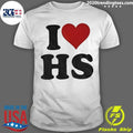 Harry music fan I Heart HS Red Love Heart Symbol Shirt