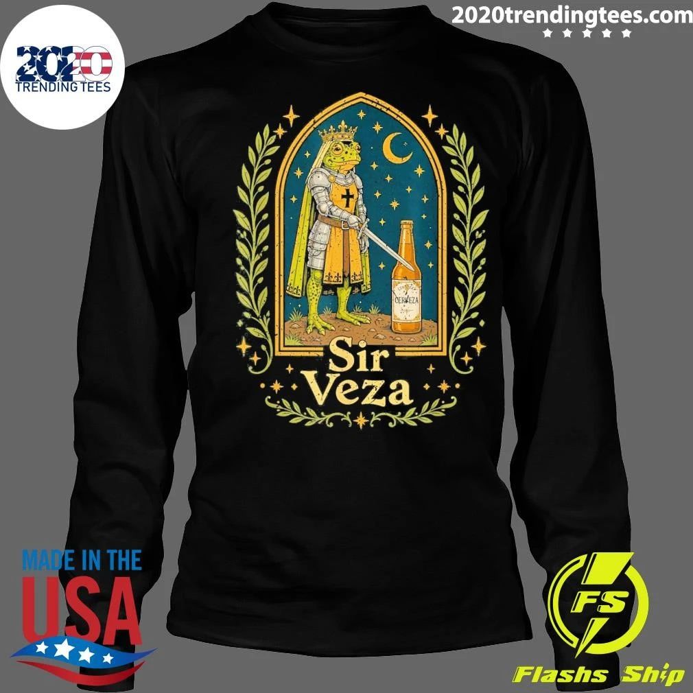 Medieval Pun Novelty Sir Veza Frog Shirt